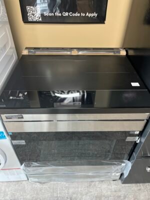 Open Box Samsung NSI6DG9900SRAC 76" electric stove with Air Fry