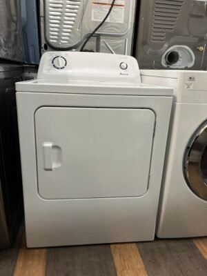 Refurbished Amana YNED4655EW1 29" electric dryer in white